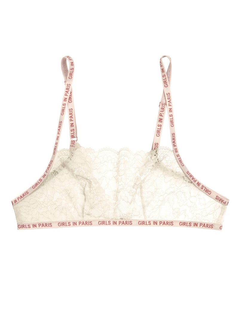 Soutien-Gorge Sans Armatures Jemima - Washed White - Girls In Paris - The Bradery