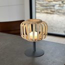 Table lamp - Standy Mini Bambou - Noir Et Marron