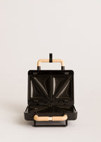 Stone Studio Double - Interchangeable-Plate Toastie Maker, Grill & Waffle Maker - Black
