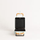Stone Studio Individual - Sandwichera, Grill y Gofrera con Platos Intercambiables - Azul Pastel