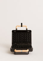 Stone Studio Double - Interchangeable-Plate Toastie Maker, Grill & Waffle Maker - Black