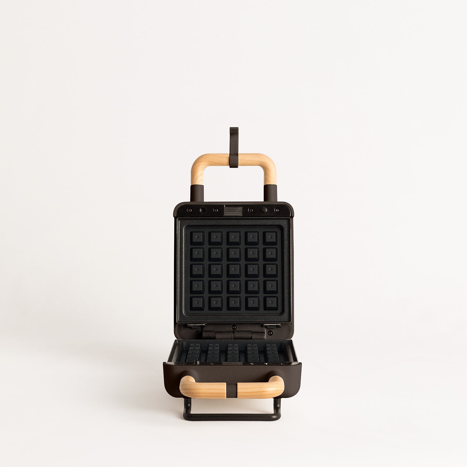 Individual Stone Studio - Toasted Sandwich Maker, Grill & Interchangeable-Plate Waffle Maker - Black