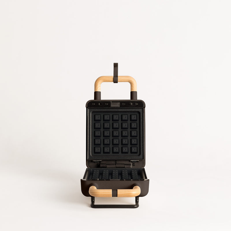 Stone Studio Individual - Sandwichera, Grill y Gofrera con Platos Intercambiables - Negro