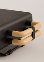 Stone Studio Double - Interchangeable-Plate Toastie Maker, Grill & Waffle Maker - Black