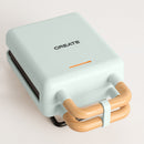 Stone Studio Individual - Sandwichera, Grill y Gofrera con Platos Intercambiables - Azul Pastel