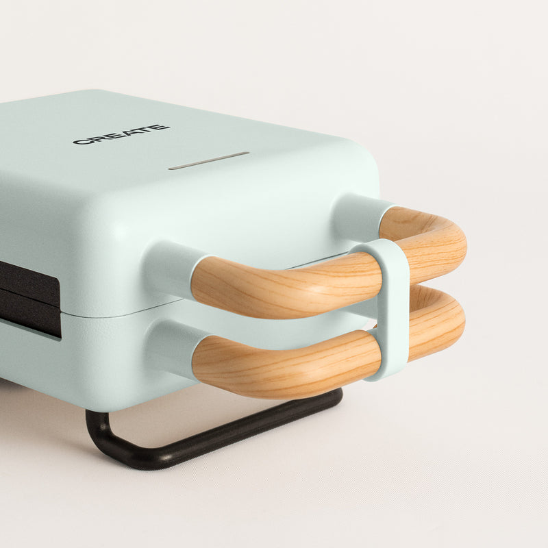 Stone Studio Individual - Sandwichera, Grill y Gofrera con Platos Intercambiables - Azul Pastel