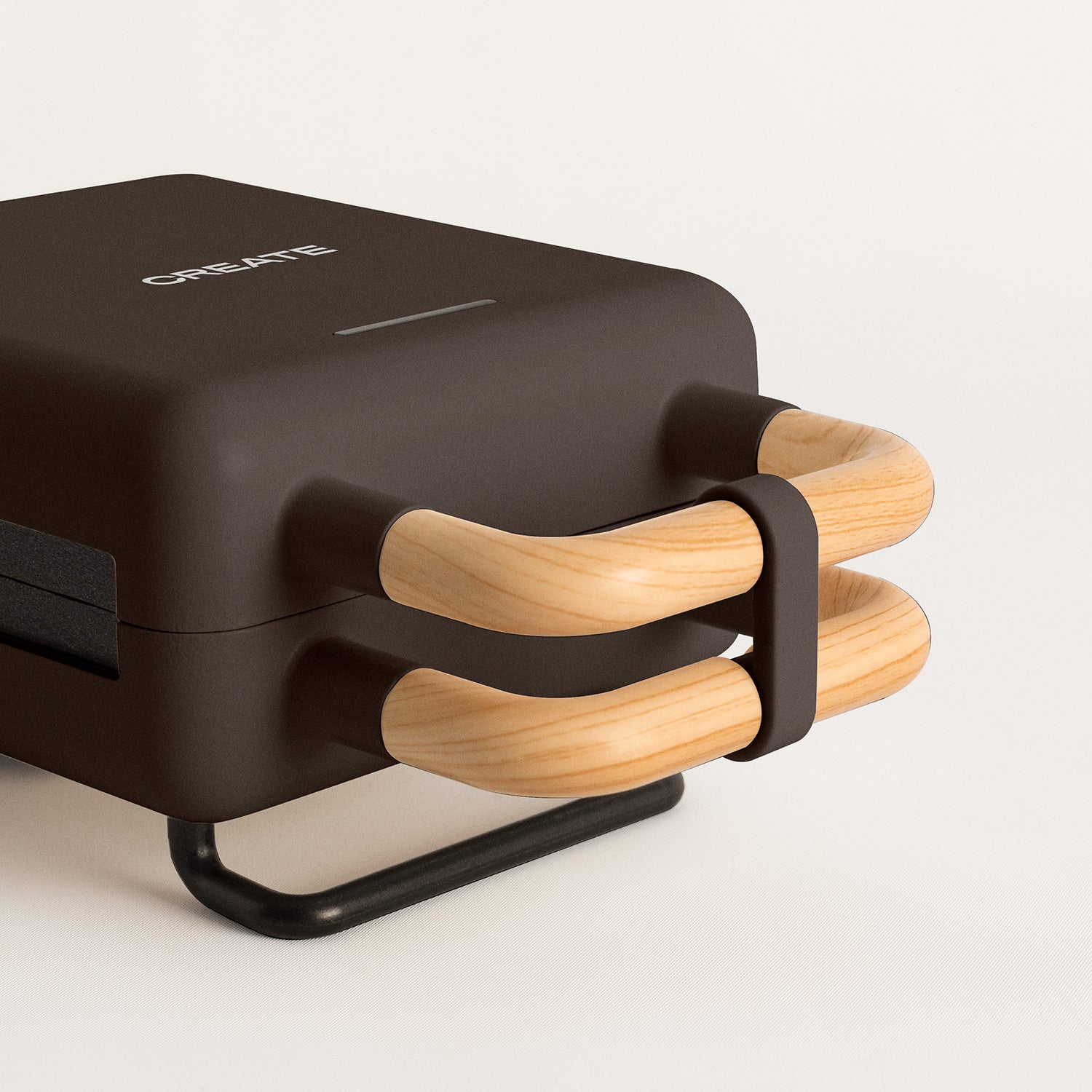 Individual Stone Studio - Toasted Sandwich Maker, Grill & Interchangeable-Plate Waffle Maker - Black