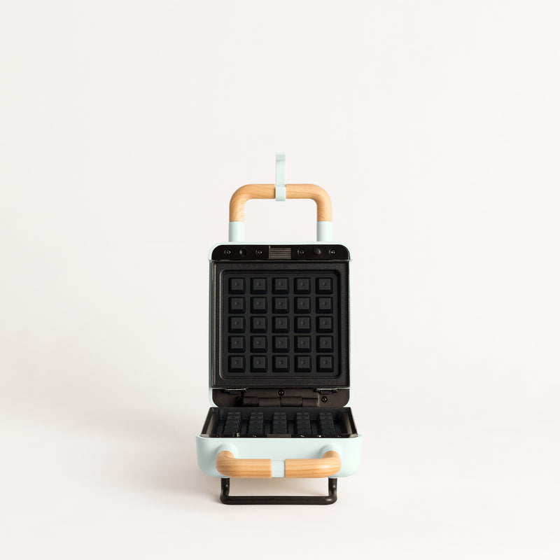 Stone Studio Individual - Sandwichera, Grill y Gofrera con Platos Intercambiables - Azul Pastel