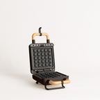 Individual Stone Studio - Toasted Sandwich Maker, Grill & Interchangeable-Plate Waffle Maker - Black