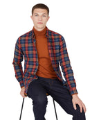 Striped Check Casual Shirt Casual Shirts Ben Sherman