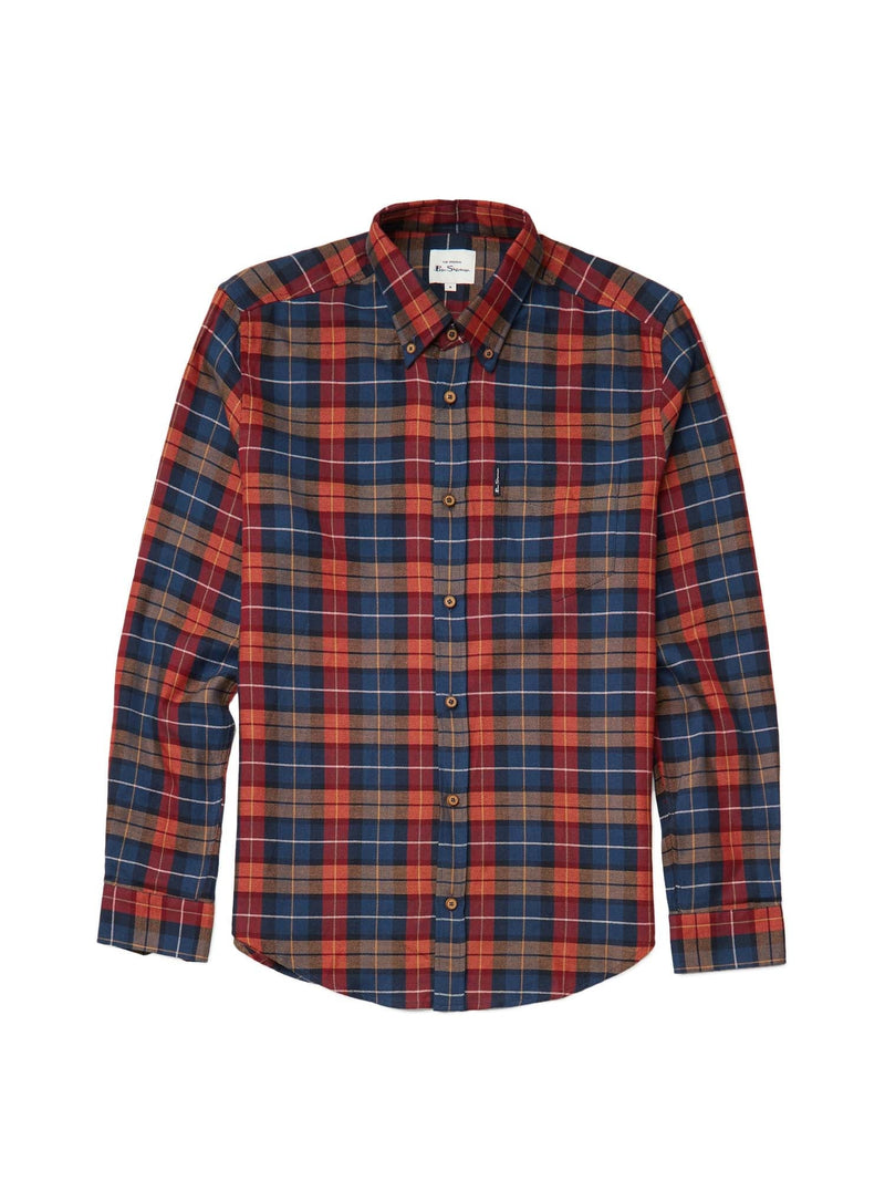 Striped Check Casual Shirt Casual Shirts Ben Sherman