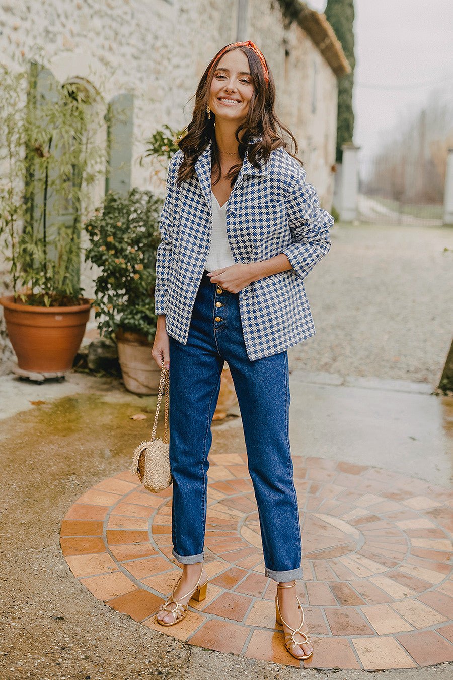 Surchemise Adam Carreaux Bleu - Saaj Paris - The Bradery