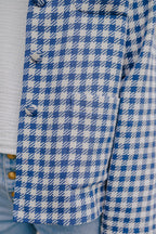 Surchemise Adam Carreaux Bleu - Saaj Paris - The Bradery