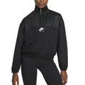 1/4 Zip Textile Sweatshirt - Black - Women - Nike - The Bradery