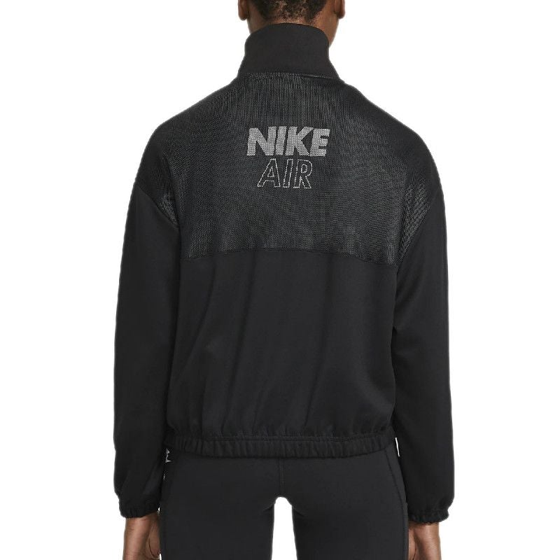 1/4 Zip Textile Sweatshirt - Black - Women - Nike - The Bradery