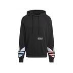Adidas Originals Adicolor Tricolor Trefoil Hoodie - Black - Men - Adidas - The Bradery