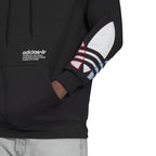 Adidas Originals Adicolor Tricolor Trefoil Hoodie - Black - Men - Adidas - The Bradery