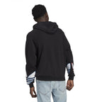 Adidas Originals Adicolor Tricolor Trefoil Hoodie - Black - Men - Adidas - The Bradery