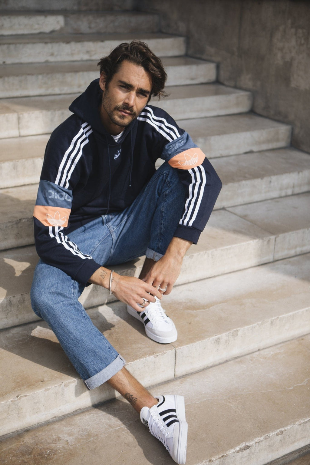 Sweat À Capuche Adidas Originals Team Signature Trefoil - Adidas1 - The Bradery