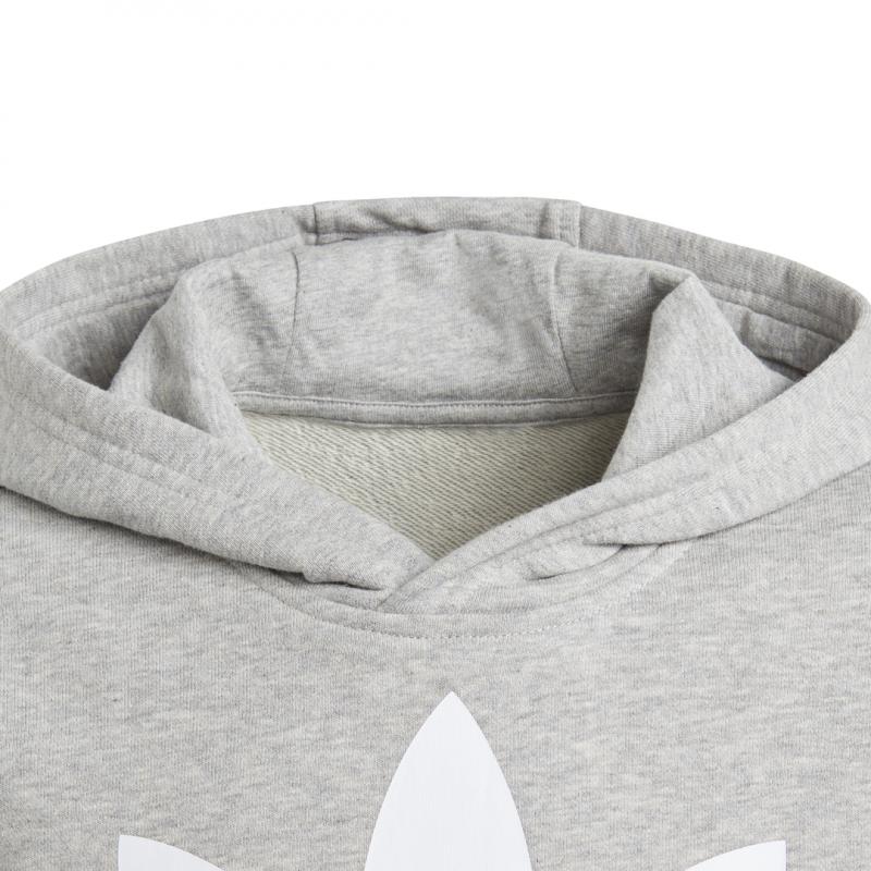 Sweat À Capuche Adidas Originals Trefoil - Gris - Enfant - Adidas - The Bradery