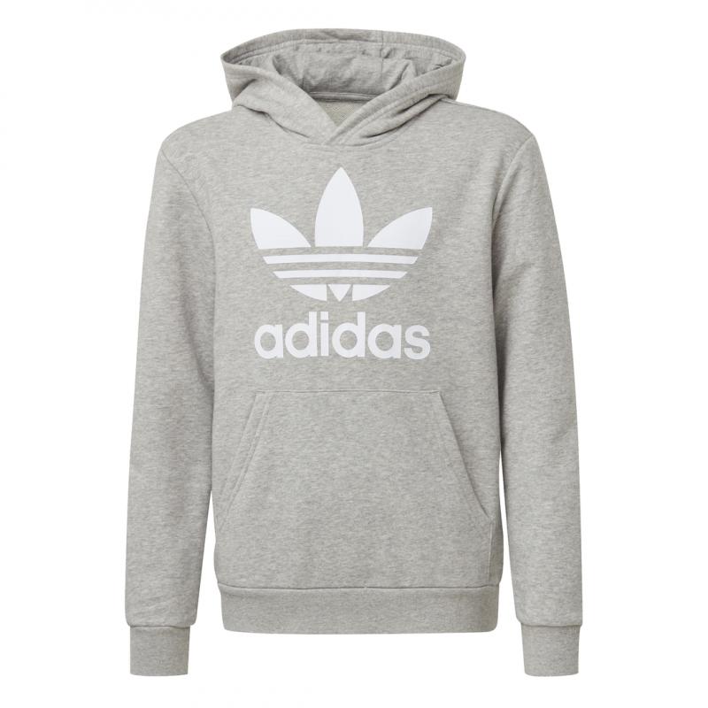 Sweat À Capuche Adidas Originals Trefoil - Gris - Enfant - Adidas - The Bradery