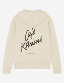 Sweat À Capuche Cafe Kitsune - Latte - Mixte Maille Maison Kitsuné