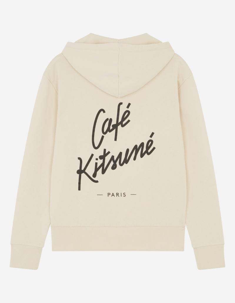 Sweat À Capuche Cafe Kitsune - Latte - Mixte Maille Maison Kitsuné