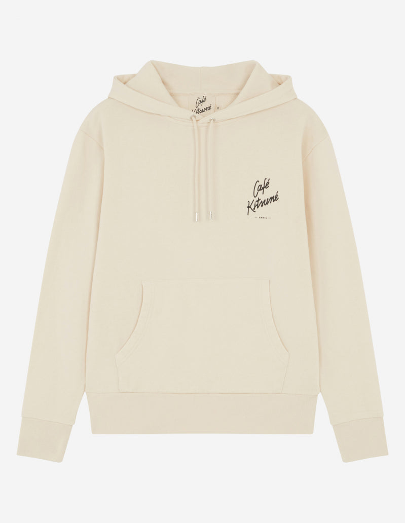 Sweat À Capuche Cafe Kitsune - Latte - Mixte Maille Maison Kitsuné