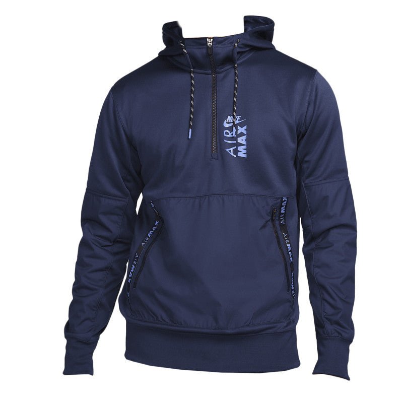 Nike Air Max Half Zip Hoodie - Blue - Men - Nike - The Bradery