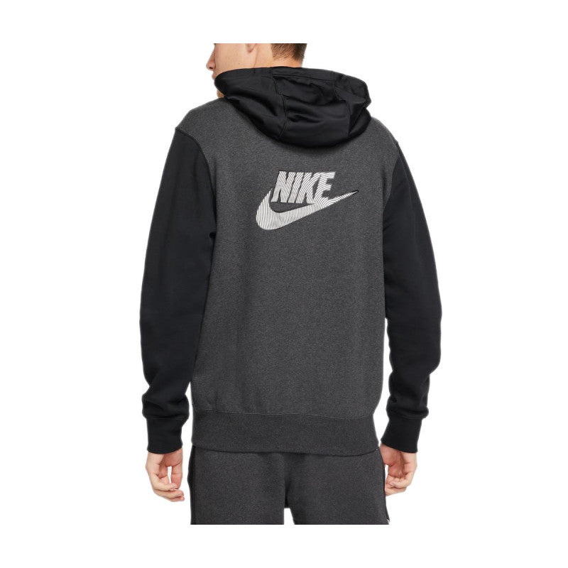 Nike Nsw Hbr Fz Flc Hoodie - Black NIKE SWEATSHIRT MEN'S TEXTILE Nike
