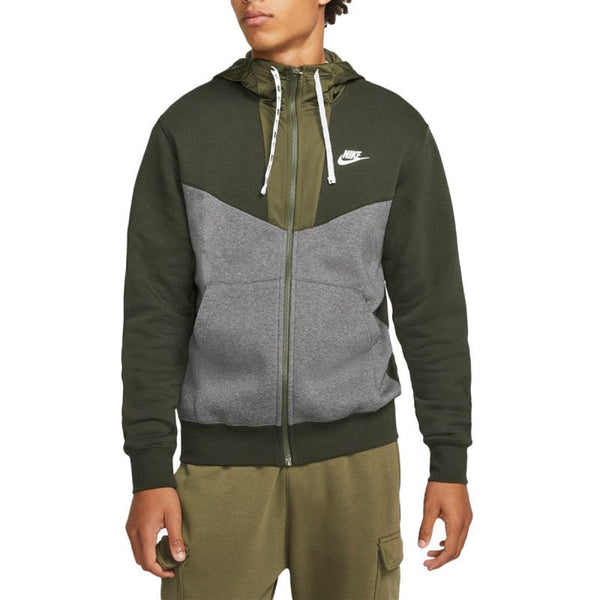 Sudadera con capucha Nike Nsw Hybrid Flc - Gris - Unisex - Nike - The Bradery