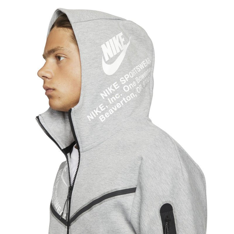 Nike Nsw Tech Fleece Hoodie - Gray - Men - Nike - The Bradery