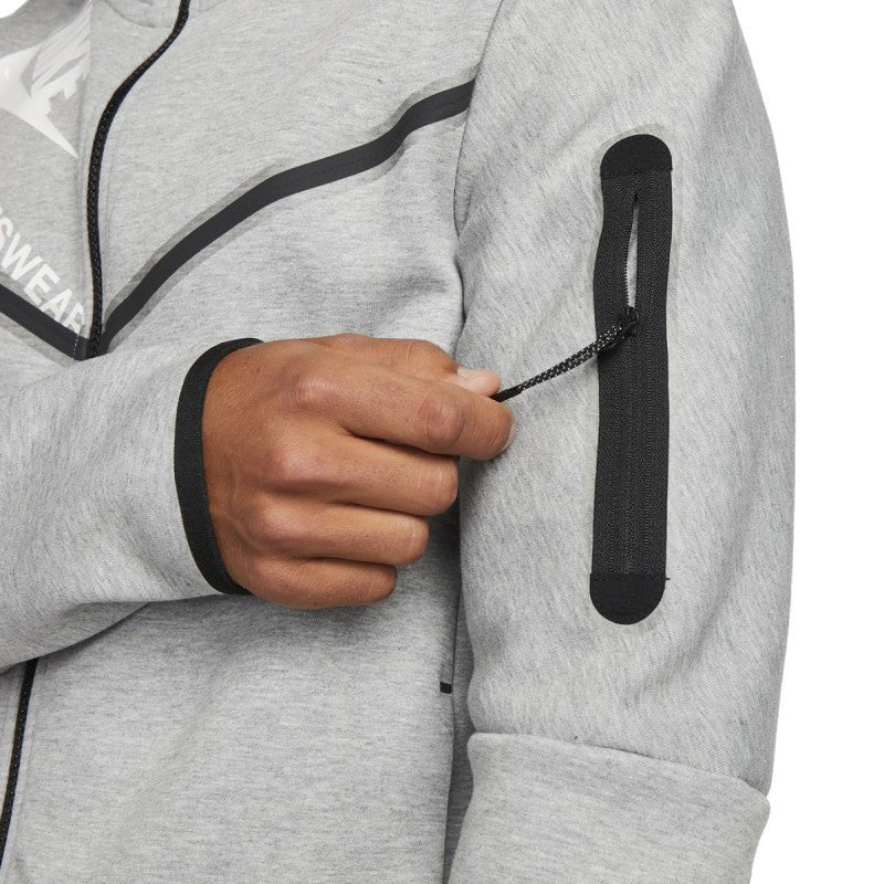 Nike Nsw Tech Fleece Hoodie - Gray - Men - Nike - The Bradery