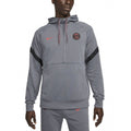 Nike Psg Travel Flc Hoodie - Gray NIKE SWEATSHIRT MEN'S TEXTILE Nike