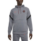 Nike Psg Travel Flc Hoodie - Gray NIKE SWEATSHIRT MEN'S TEXTILE Nike
