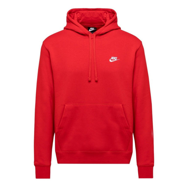 Sweat Ã Capuche Nike Sportswear Club - Rouge NIKE SWEAT HOMME TEXTILE Nike