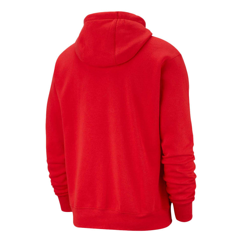 Sweat Ã Capuche Nike Sportswear Club - Rouge NIKE SWEAT HOMME TEXTILE Nike