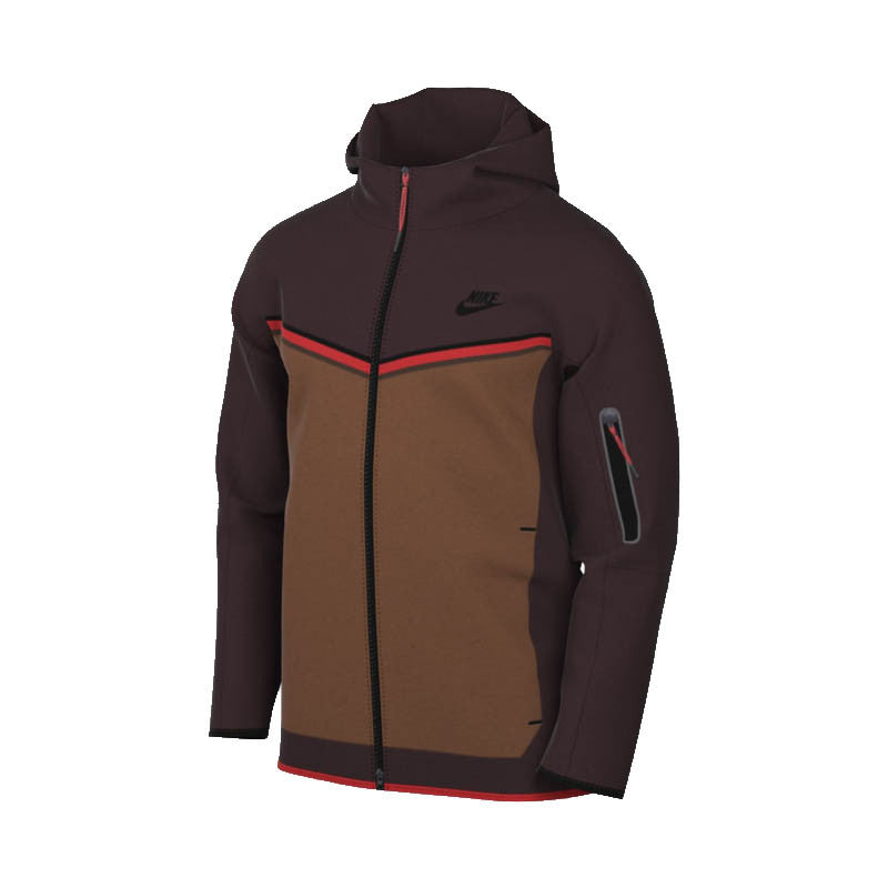 Sweat Ã Capuche Nike Tech Fleece - Marron NIKE JACKET HOMME TEXTILE Nike