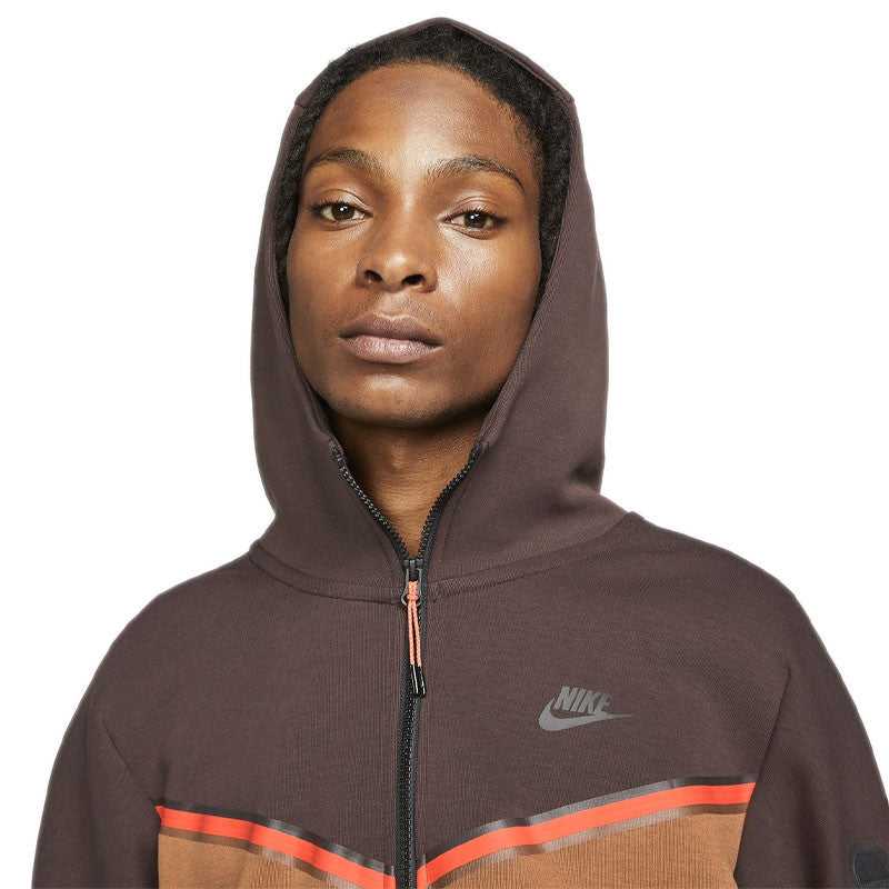 Sweat Ã Capuche Nike Tech Fleece - Marron NIKE JACKET HOMME TEXTILE Nike