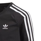 Adidas Originals 3-Stripes Cropped Junior Sweatshirt - Black - Adidas1 - The Bradery