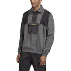 Adidas Originals Adventure Field Half-Zip Sweatshirt - Gray - Adidas1 - The Bradery