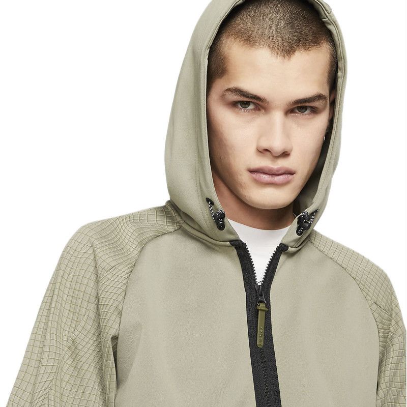 Air Max Half Zip Textile Sweatshirt - Beige - Men - Nike - The Bradery