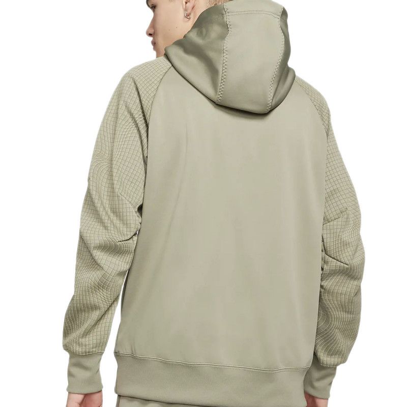 Air Max Half Zip Textile Sweatshirt - Beige - Men - Nike - The Bradery