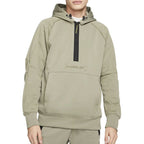 Air Max Half Zip Textile Sweatshirt - Beige - Men - Nike - The Bradery