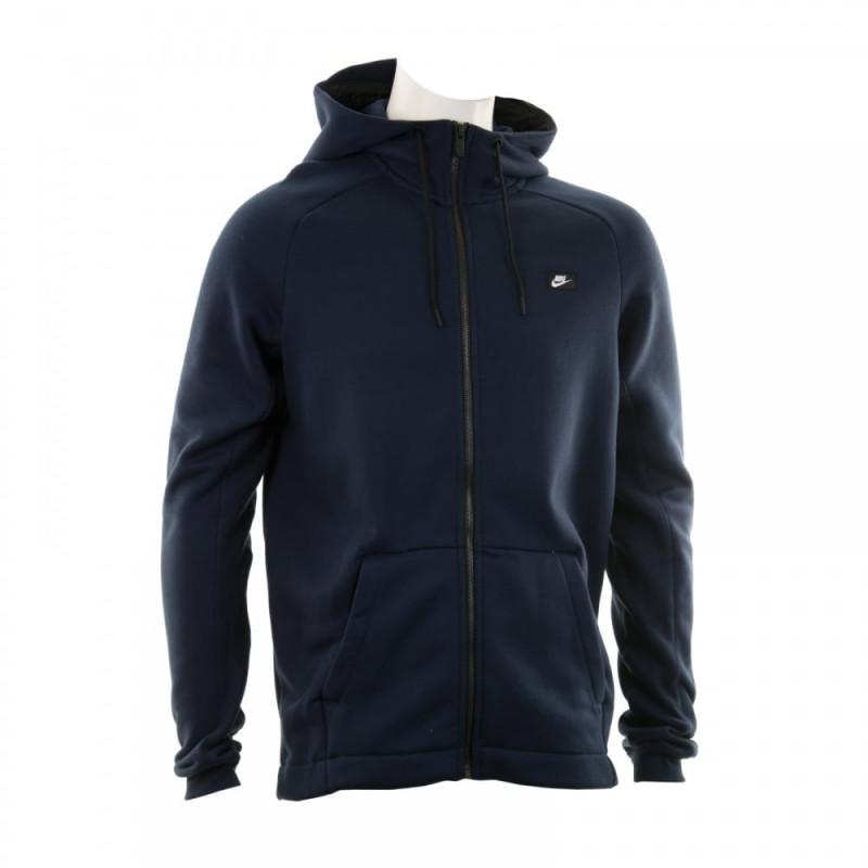 Nike Modern Hoodie Sweatshirt - 835858-451 - Blue - Men NIKE SWEATSHIRT MEN TEXTILE Nike