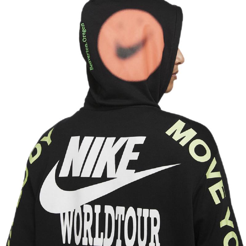 Nike Nsw Hbr Hoodie Fz Flc Sweatshirt - Black - Men - Nike - The Bradery
