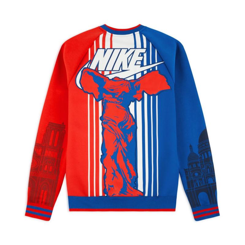 Nike Sportswear Paris Crewneck Sweatshirt - Blue - Men - Nike - The Bradery
