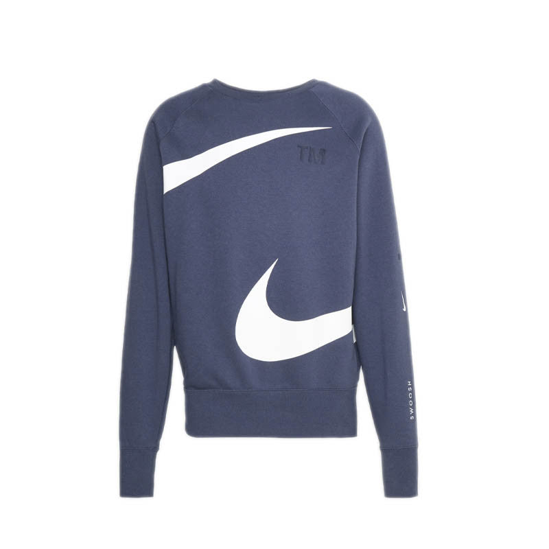 Sudadera Nike Swoosh Fleece Crew - Azul SUDADERA NIKE TEXTIL HOMBRE Nike