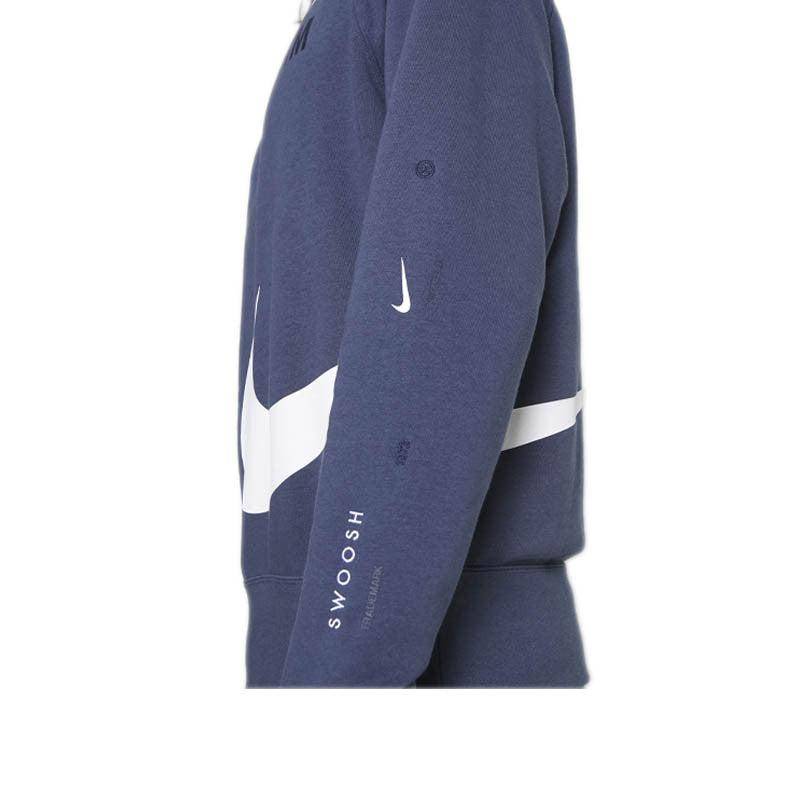 Sudadera Nike Swoosh Fleece Crew - Azul SUDADERA NIKE TEXTIL HOMBRE Nike
