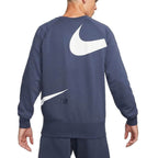 Sudadera Nike Swoosh Fleece Crew - Azul SUDADERA NIKE TEXTIL HOMBRE Nike